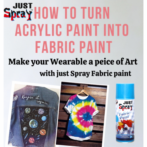 Blue Fabric Acrylic Spray Paint