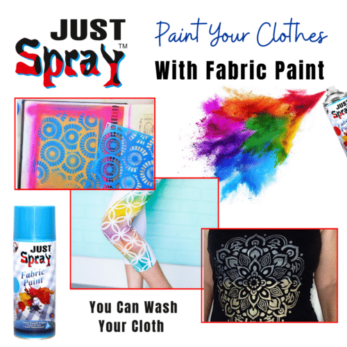 Blue Fabric Acrylic Spray Paint