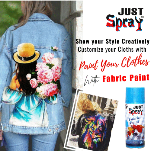 Blue Fabric Acrylic Spray Paint