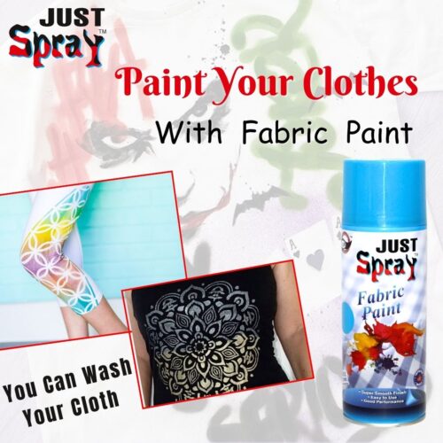 Blue Fabric Acrylic Spray Paint