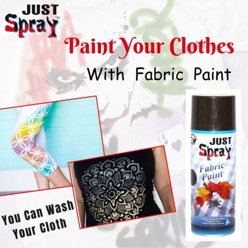 Black Fabric Spray paint 400ml