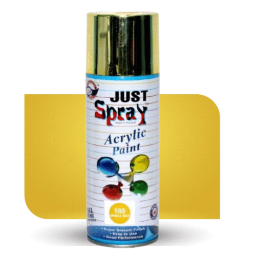Sparkle Gold Glossy Finish Acrylic Spray Paint (185)