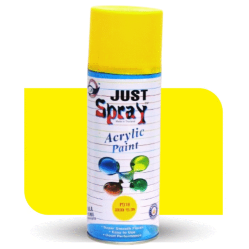 Golden Yellow Glossy Finish Acrylic Spray Paint (P018)