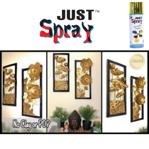 Brass Gold Glossy Finish Acrylic Spray Paint (182)