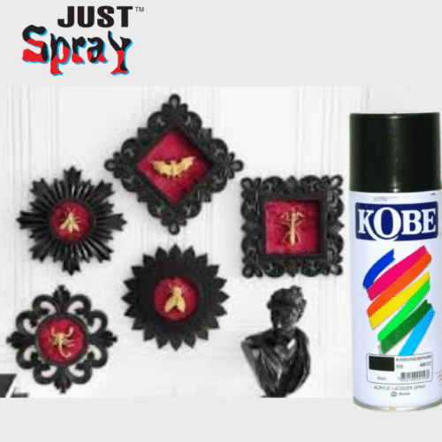 Black Glossy Finish Acrylic Spray Paint