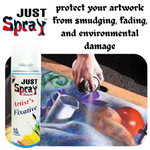 Artists Fixative Spray for Save Your Art and Make Long Lasting 400ml