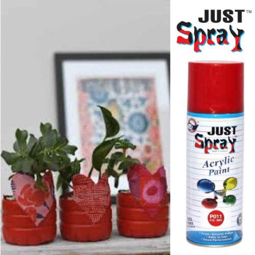 Red Glossy Finish Acrylic Spray Paint (P011)