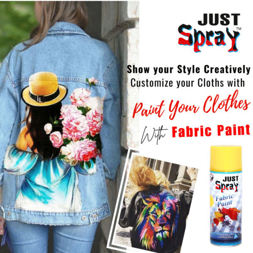 Yellow Fabric Spray Paint 400ml