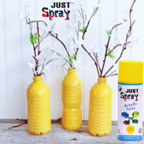 Golden Yellow Glossy Finish Acrylic Spray Paint (P018)