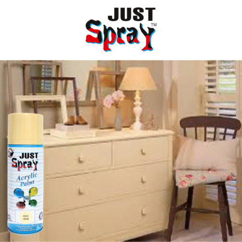 Cream Glossy Finish Acrylic Spray Paint (P019)