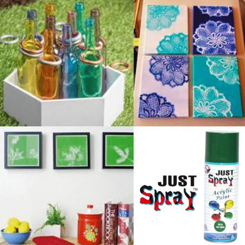 Bus Green Glossy Finish Acrylic Spray Paint (P014)
