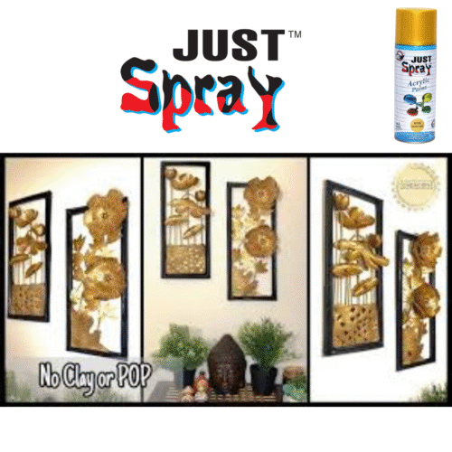 Metallic Dutchess Gold Glossy Finish Acrylic Spray Paint (M166)
