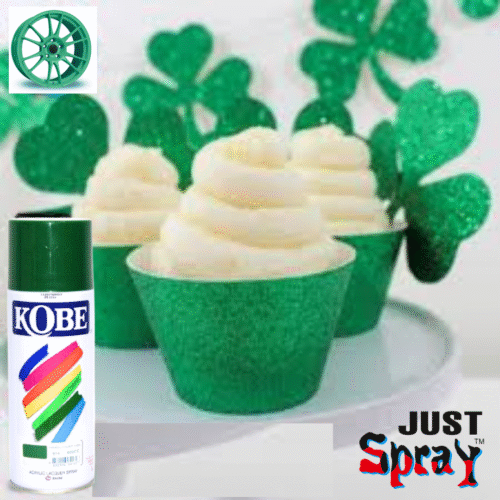 Green Glossy Finish Acrylic Spray Paint