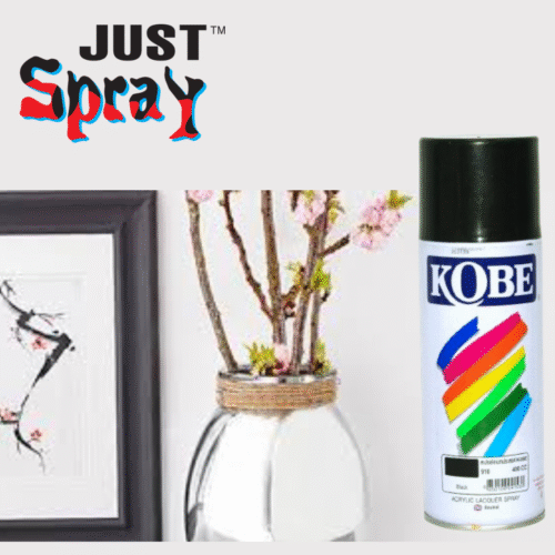Black Glossy Finish Acrylic Spray Paint