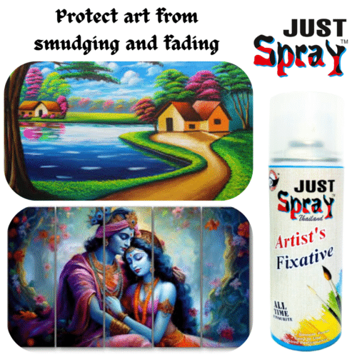 Artists Fixative Spray for Save Your Art and Make Long Lasting 400ml