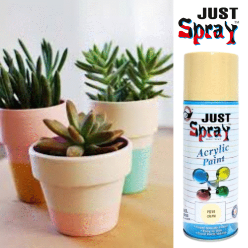Cream Glossy Finish Acrylic Spray Paint (P019)