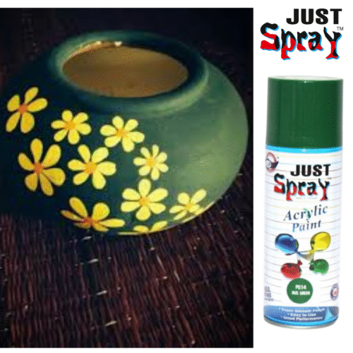 Bus Green Glossy Finish Acrylic Spray Paint (P014)