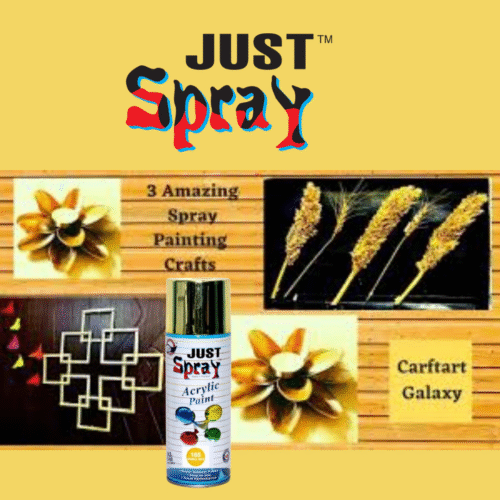 Sparkle Gold Glossy Finish Acrylic Spray Paint (185)