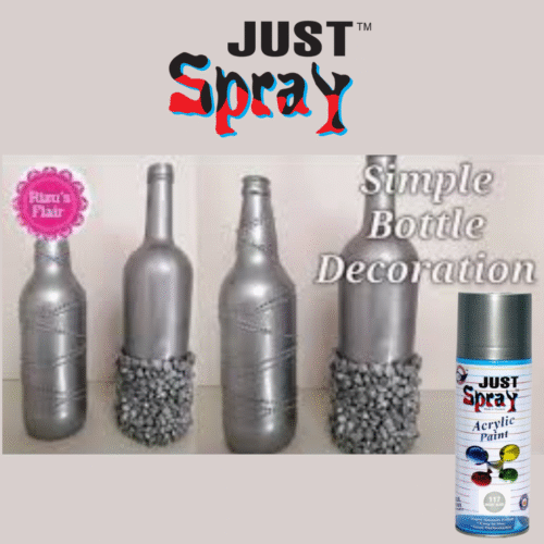 Bright Silver Glossy Finish Acrylic Spray Paint (117)