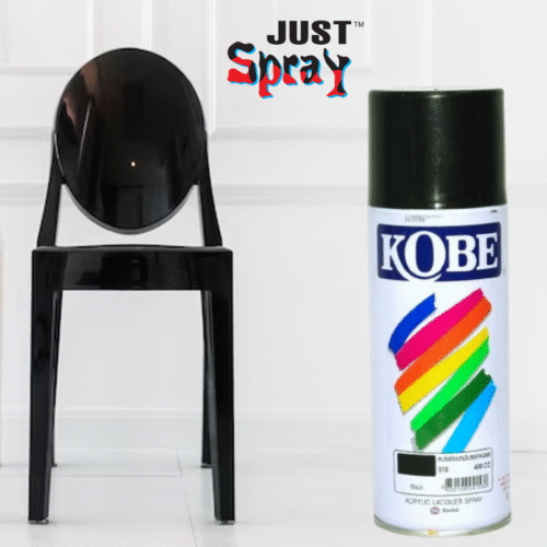 Black Glossy Finish Acrylic Spray Paint
