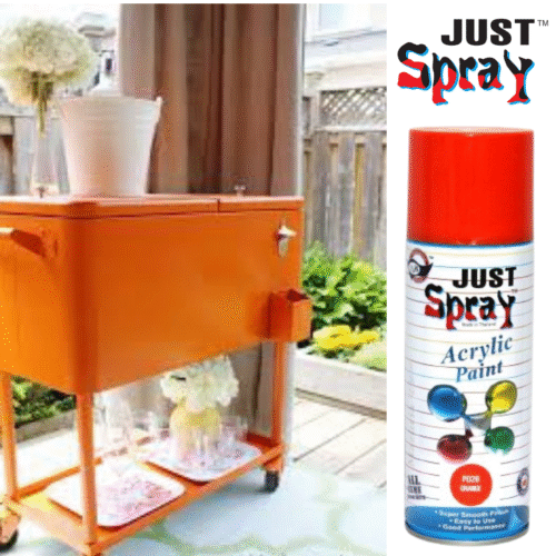 Orange Glossy Finish Acrylic Spray Paint (P026)