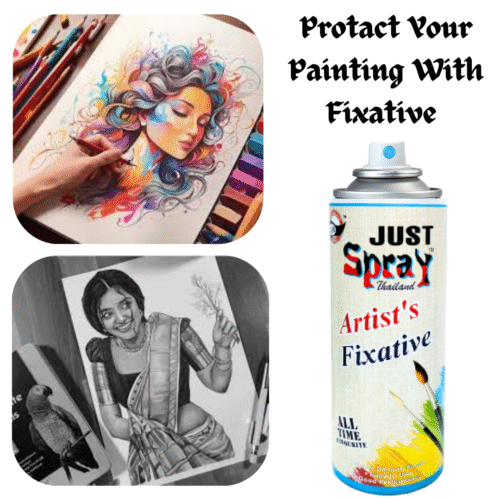 Artists Fixative Spray for Save Your Art and Make Long Lasting 400ml