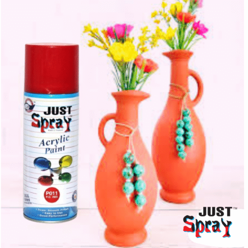 Red Glossy Finish Acrylic Spray Paint (P011)