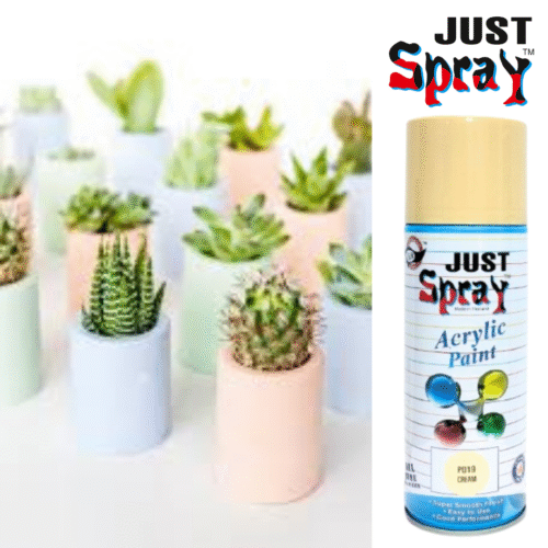 Cream Glossy Finish Acrylic Spray Paint (P019)