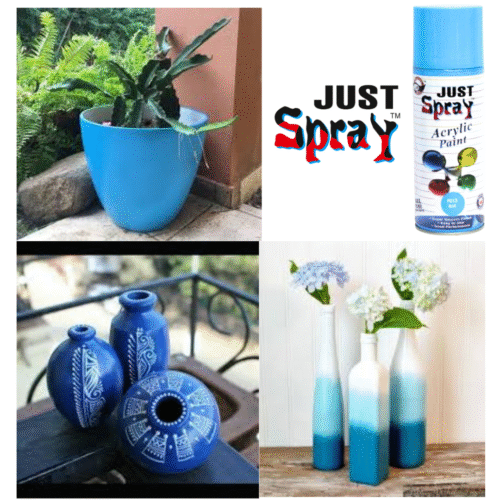 Blue Glossy Finish Acrylic Spray Paint (P013)