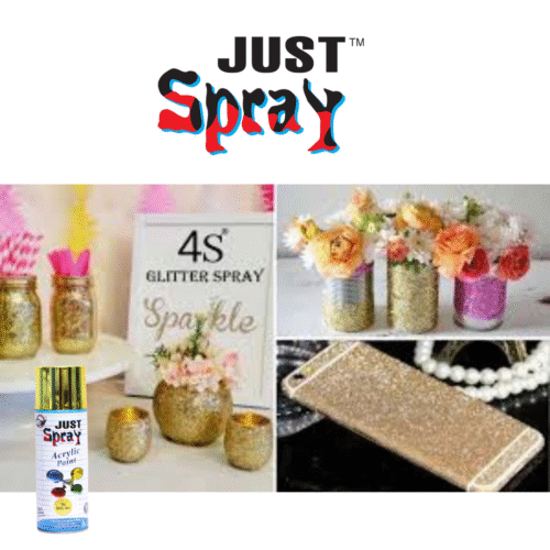 Brass Gold Glossy Finish Acrylic Spray Paint (182)