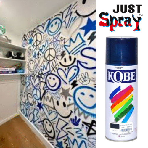 Dark Blue Glossy Finish Acrylic Spray Paint