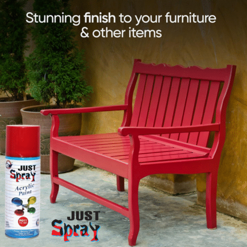 Red Glossy Finish Acrylic Spray Paint (P011)