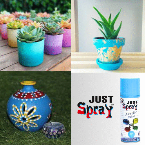 Blue Glossy Finish Acrylic Spray Paint (P013)