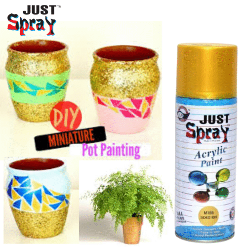 Metallic Dutchess Gold Glossy Finish Acrylic Spray Paint (M166)