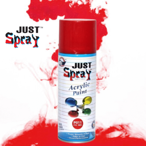 Red Glossy Finish Acrylic Spray Paint (P011)