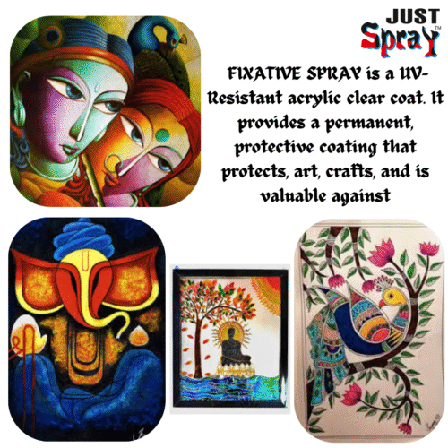 Artists Fixative Spray for Save Your Art and Make Long Lasting 400ml