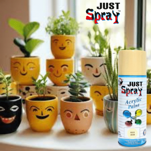 Cream Glossy Finish Acrylic Spray Paint (P019)