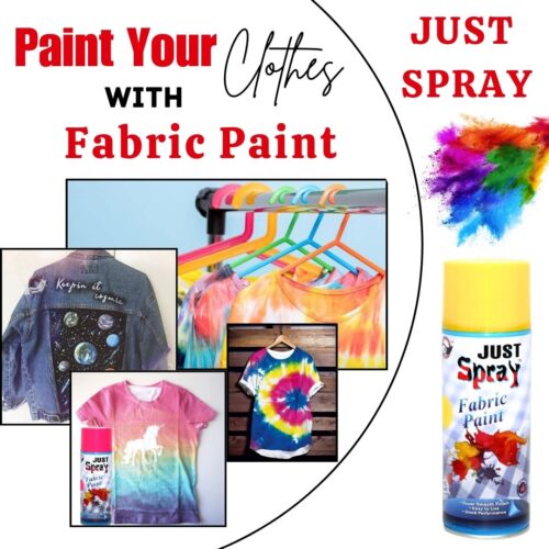 Yellow Fabric Spray Paint 400ml