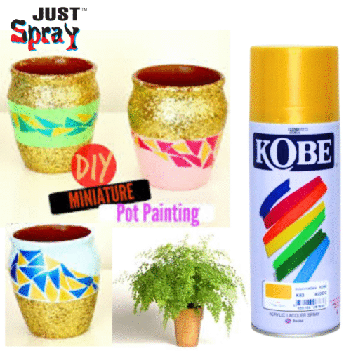 Metallic Gold  Glossy Finish Acrylic Spray Paint