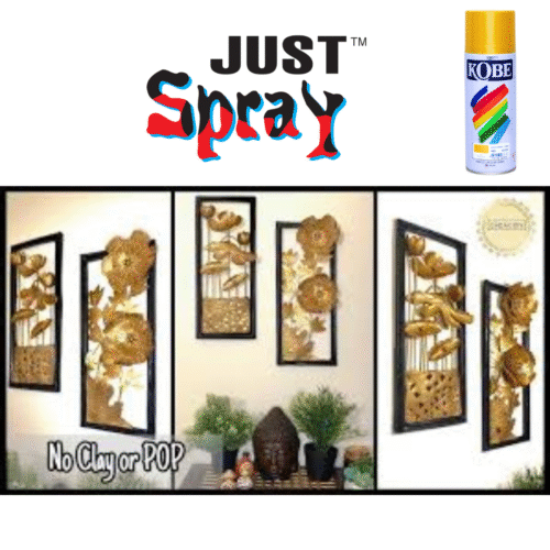 Metallic Gold  Glossy Finish Acrylic Spray Paint
