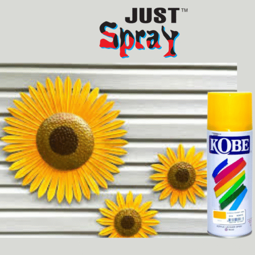 Yellow Glossy Finish Acrylic Spray Paint