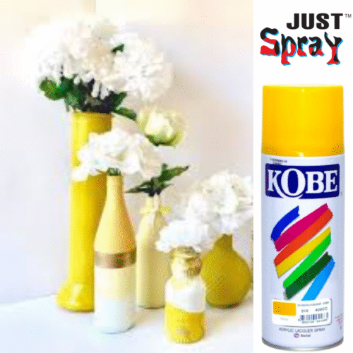 Yellow Glossy Finish Acrylic Spray Paint