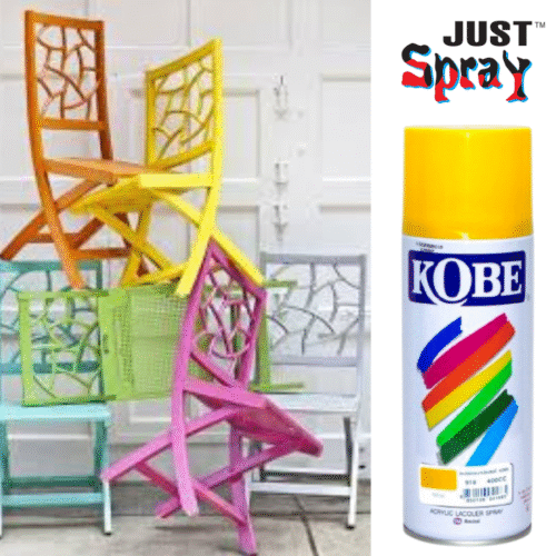 Yellow Glossy Finish Acrylic Spray Paint