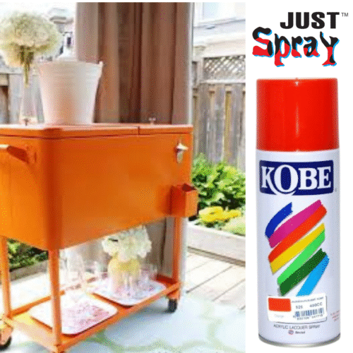 Orange Glossy Finish Acrylic Spray Paint