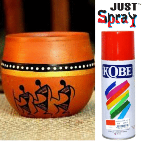 Orange Glossy Finish Acrylic Spray Paint