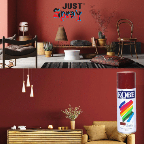 Deep Red Glossy Finish Acrylic Spray Paint