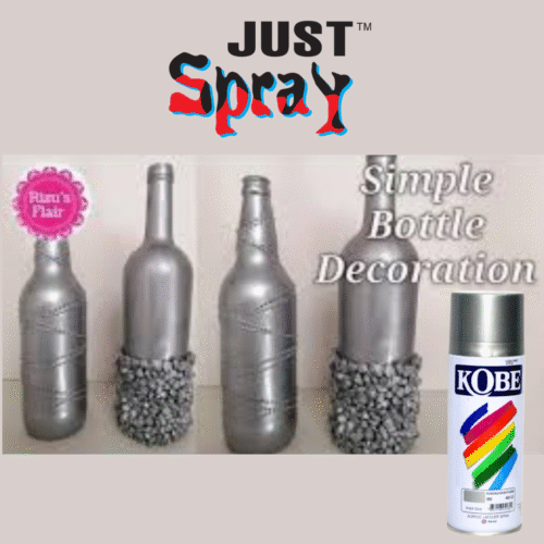 Bright Silver Glossy Finish Acrylic Spray Paint