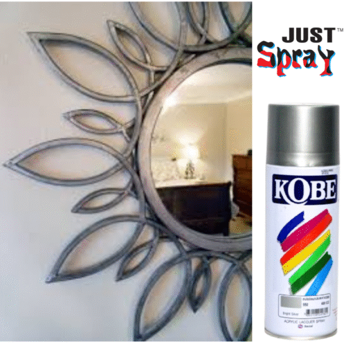 Bright Silver Glossy Finish Acrylic Spray Paint