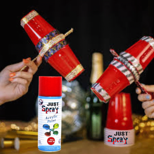 Singal Red  Glossy Finish Acrylic Spray Paint (P012)