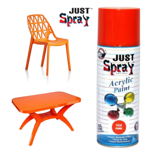 Orange Glossy Finish Acrylic Spray Paint (P026)